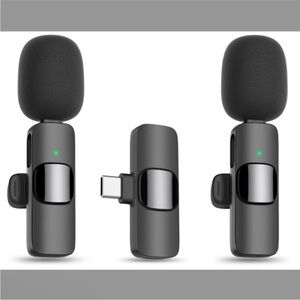 DUAL Hi-Det Wireless Microphones Plug and Play (USB-C)